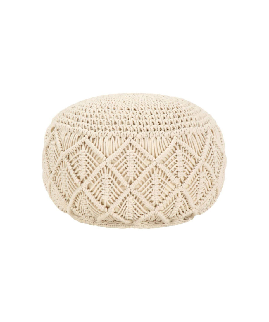 Macrame Handmade Pouf Seat